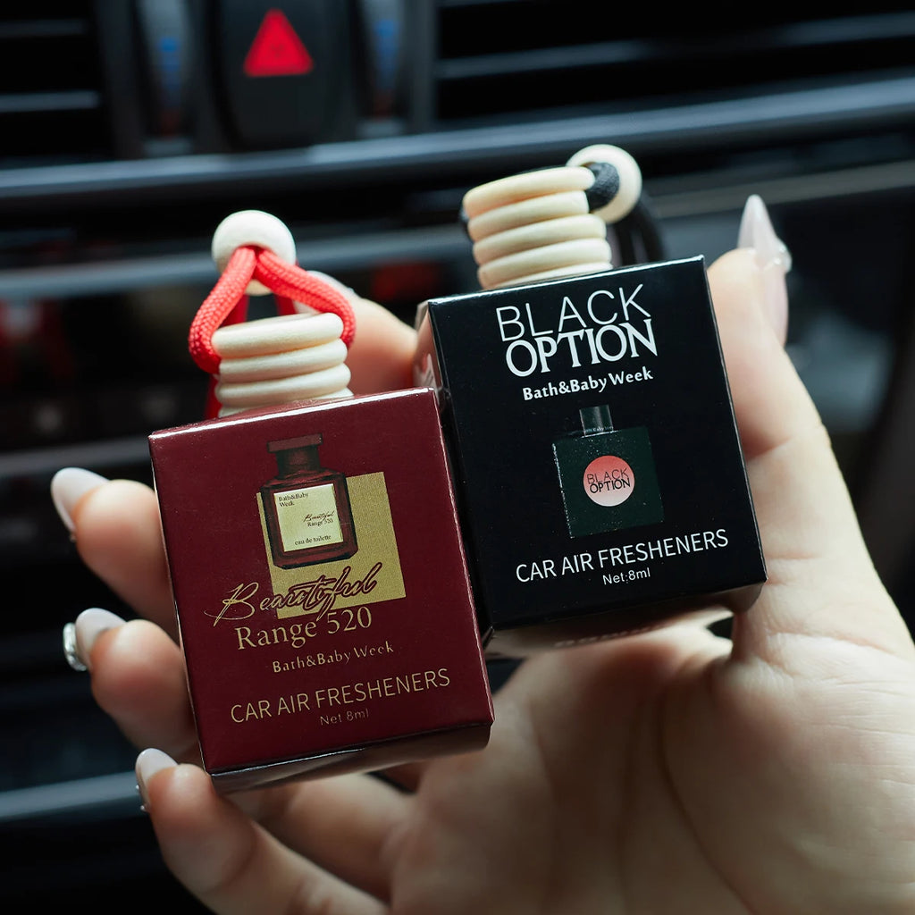 Désodorisant Voiture Suspendu Premium — Senteur Fraîche 8ml