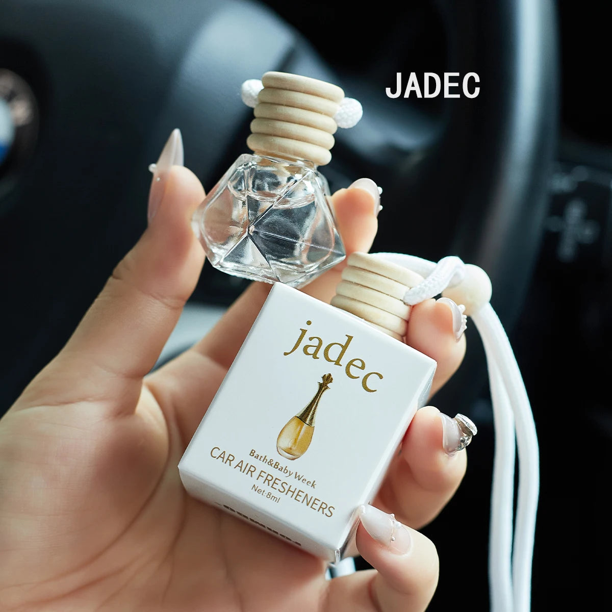 Désodorisant Voiture Suspendu Premium — Senteur Fraîche 8ml